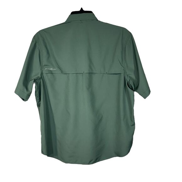 Eddie Bauer Mens X-Large Shirt Button-Up Short Sleeve Lightweight Quick-Dry - Picture 3 of 8